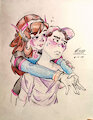 D.Va and my oc by WopysiBalfour448