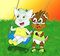 Swing Deers -By SkunkyGussy-