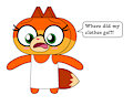 Dr. Fox in her underwear