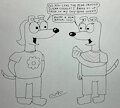 Dottie Gives Spottie a Cookie