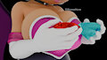 Rouge and her Emeralds by 3DRenderNoob