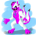 [Smiling Critter OC] Maxim SnowWolf (Bigger Body Form & Base Form) [BlackCatLightning]