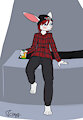 What he thinkin about by FlameSnow