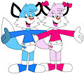 Skyler and Skyline Poses by CartoonFoxArt2002