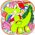 Christmas Gaydar Sticker