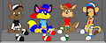 Spencer Lionheart, Spencer Star, Alex and Brucie Putting a Socks and Shoes On