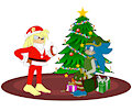 Sonic Raffle Prize: Santa Bark and Elf Sonil