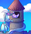 Ready the dragon in the tower ych💙