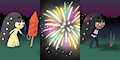 Mawile fires a firework by PonPonTheDreambunny