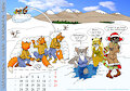 Fox Calendar 2025 - February