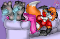 Tickles for the Snoozey Vixen