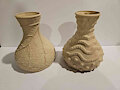 Aspen leaf vase and hand sculpted vase by Spark908