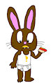 Robert the Brown Rabbit's Mustard Stain by BoatRocker22