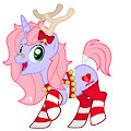 Collison reindeer pony by drebingrey39