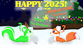 New Years - Chris the Kitsune and Dragon 3/3
