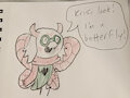Butterfly Ralsei by smooshydoodles