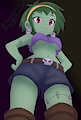 Rottytops from the Shantae series showing off her new outfit!