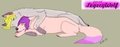 Clarisse and Mandy cuddle commission by LegecyWolf