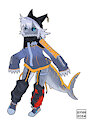Chomp the shark boy adopt. by SynnfulTiger