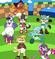 Sonic Group Picture -By RitaTheWoodpecker-