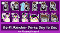 Kofi Member Perks Sep to Dec by Zinners