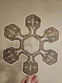 12" Snowflake wall art by Spark908