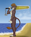 Comm for Byakko - Chainsaw Sora v2 by Rahir