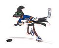 Slap Shot Crow by KootieBirdo