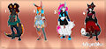 Adoptables by SynnfulTiger