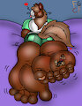 Troys Bday Horsey Tootsie Bed