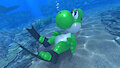 [3D] Yoshi underwater with swimfins