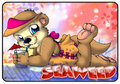 Seaweed Otter Summer Tag