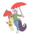 Spring Rain by Mewdles