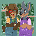Eating Plants - Chibi for Ren by Splashasaurus