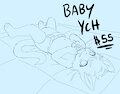 Baby teething toy YCH OPEN by Kipaki