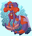 Art fight 2024 - excited Merpup scarlet