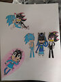 Sonadow Family Doodles by JonetsuTekinaAi