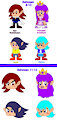 Young Ryo, Amethyst, Jarek, and Chione
