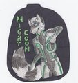 Tron Badge::NightCoon