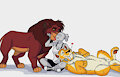 Diego, Kovu, and female anon <3 by Cajuzinho02
