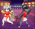 Mysterious Lion Dancers