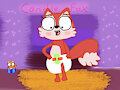 Candle Fox diaper doodle