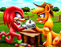 Knuckles VS. Applejack