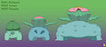 0001-0003: Bulbasaur family