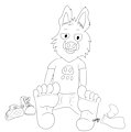 Napoleon showing his feets by thedashy