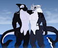 Comm for Sentry_Sentri - Lyso and Orca SFW by Rahir
