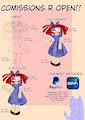 Comission Sheet 2025 by DeadMegido