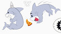 Jeff shark fan art color by oliverdog