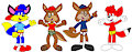 Alex, Brucie, Rocky and Fix Dancing by ToonlandianFox2002