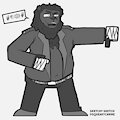 Vincent (but sturdy) by SqueakyCanine by Dakinu